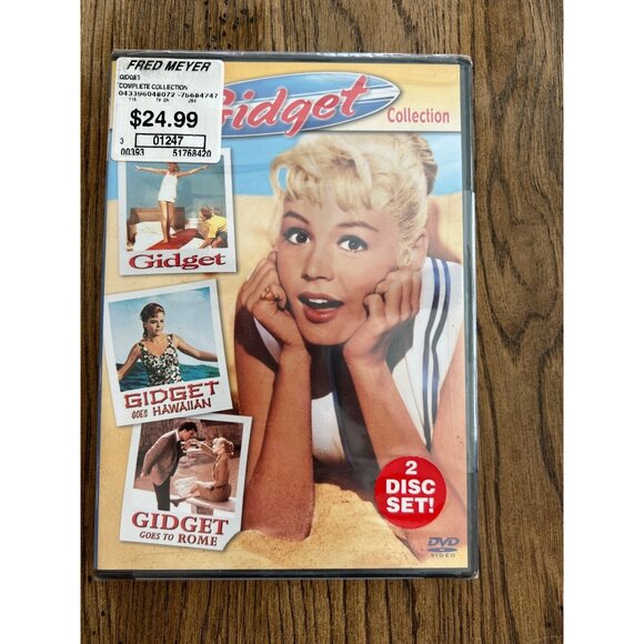 Gidget Collection 2-Disc DVD Set Featuring Gidget Goes To Rome NEW Sealed - Picture 1 of 4